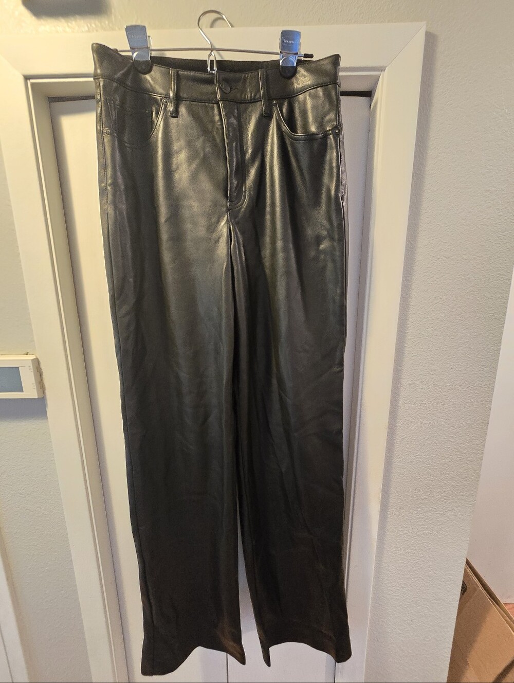 Express Black Faux Leather Pants